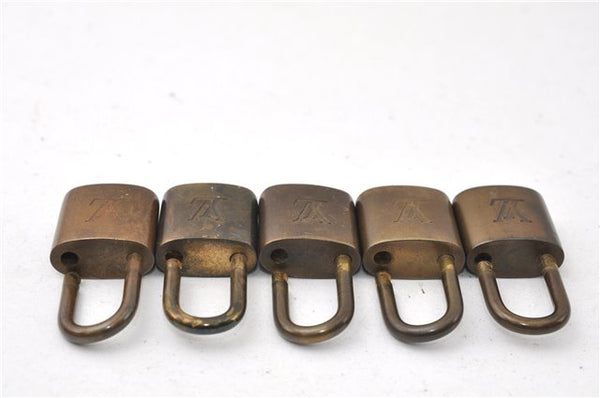 Authentic Louis Vuitton Padlock Gold 10Set LV K4770