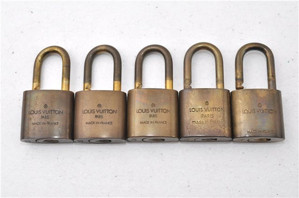 Authentic Louis Vuitton Padlock Gold 10Set LV K4770