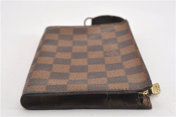 Authentic Louis Vuitton Damier Marais Bucket Pouch Purse Clutch LV K4777