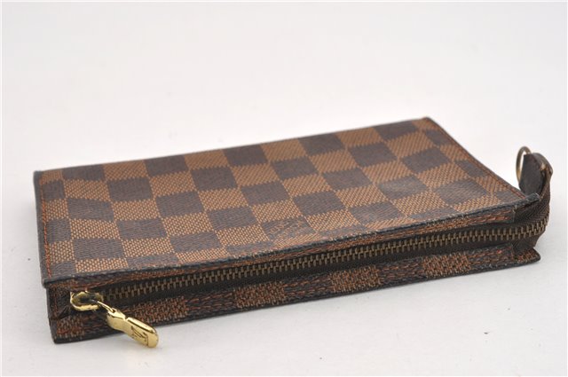 Authentic Louis Vuitton Damier Marais Bucket Pouch Purse Clutch LV K4777