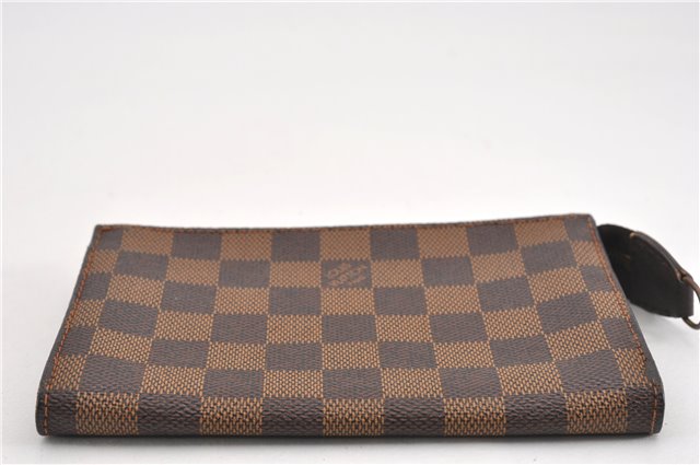 Authentic Louis Vuitton Damier Marais Bucket Pouch Purse Clutch LV K4777