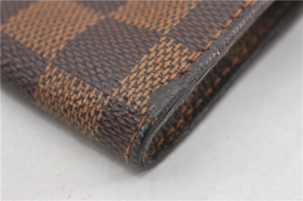 Authentic Louis Vuitton Damier Marais Bucket Pouch Purse Clutch LV K4777