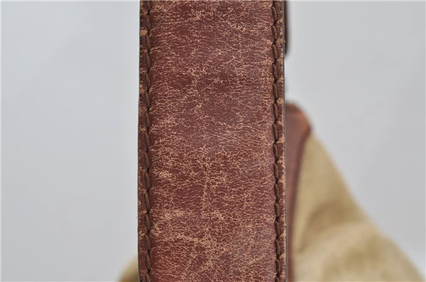 Authentic GUCCI Sukey Shoulder Bag GG Canvas Leather 232955 Beige K4778