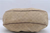 Authentic GUCCI Sukey Shoulder Bag GG Canvas Leather 232955 Beige K4778