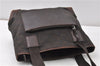 Authentic GUCCI Shoulder Hand Bag Purse GG Canvas Leather 28893 Brown K4779