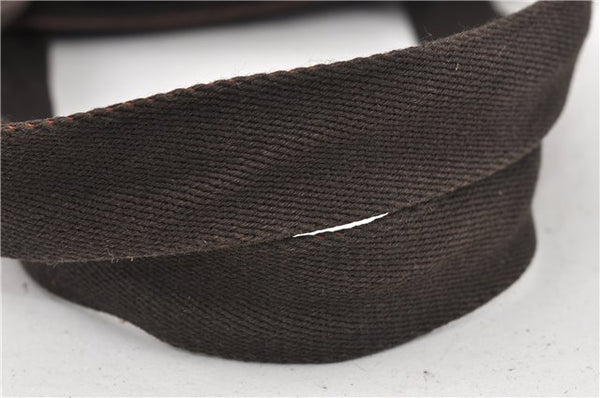 Authentic GUCCI Shoulder Hand Bag Purse GG Canvas Leather 28893 Brown K4779