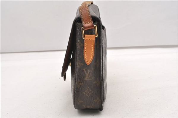 Authentic Louis Vuitton Monogram Saint Cloud GM M51242 Shoulder Cross Bag K4780