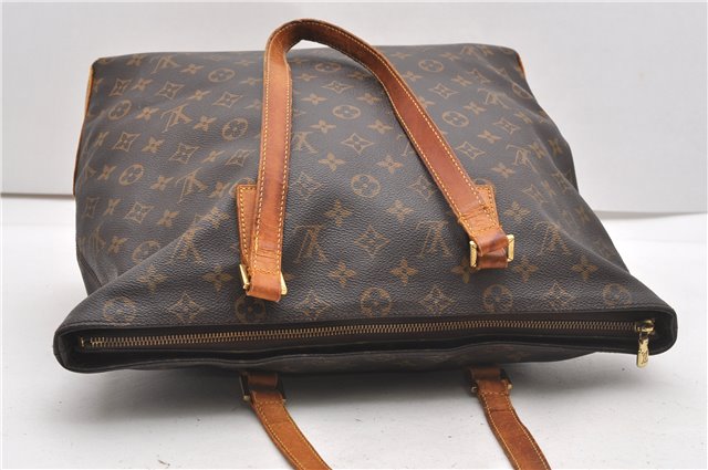 Authentic Louis Vuitton Monogram Cabas Mezzo Shoulder Tote Bag M51151 LV K4781