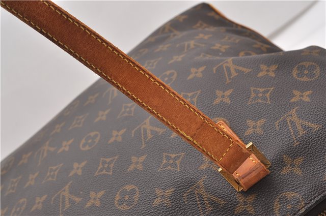 Authentic Louis Vuitton Monogram Cabas Mezzo Shoulder Tote Bag M51151 LV K4781