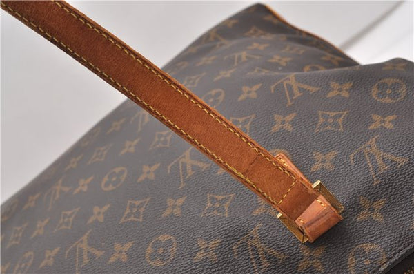 Authentic Louis Vuitton Monogram Cabas Mezzo Shoulder Tote Bag M51151 LV K4781