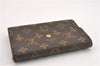 Authentic Louis Vuitton Monogram Porte Tresor Etui Papier Wallet M61202 LV K4782