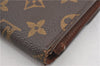 Authentic Louis Vuitton Monogram Porte Tresor Etui Papier Wallet M61202 LV K4782