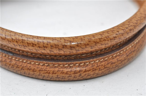 Authentic GUCCI Shoulder Hand Tote Bag GG Canvas Leather 113016 Beige K4784