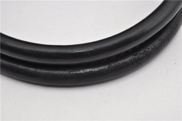 Authentic GUCCI Sukey Vintage Shoulder Tote Bag Leather 211943 Black K4787