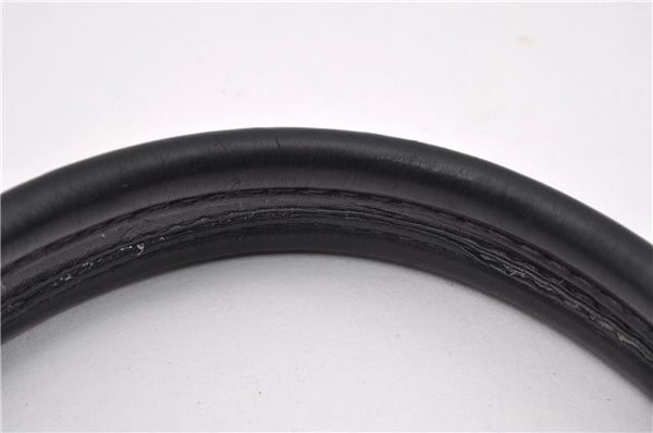 Authentic GUCCI Sukey Vintage Shoulder Tote Bag Leather 211943 Black K4787