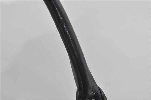 Authentic GUCCI Sukey Vintage Shoulder Tote Bag Leather 211943 Black K4787