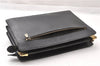 Authentic Louis Vuitton Epi Enghien 2Way Shoulder Clutch Bag M52112 Black K4789