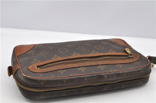 Authentic Louis Vuitton Monogram Marly Dragonne GM M51825 Clutch Hand Bag K4791