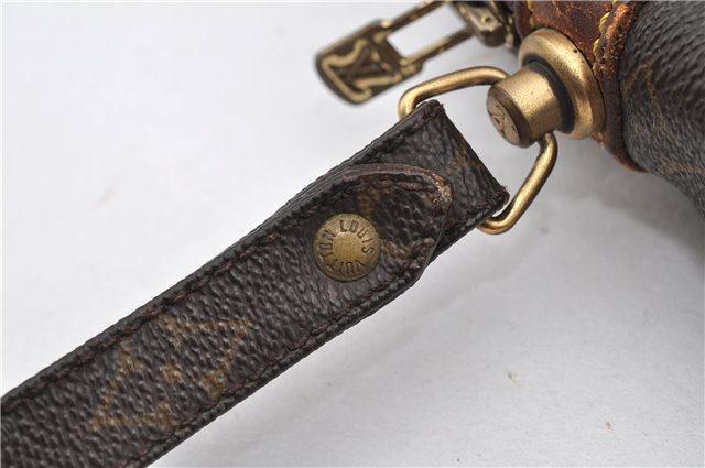 Authentic Louis Vuitton Monogram Marly Dragonne GM M51825 Clutch Hand Bag K4791