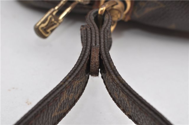 Authentic Louis Vuitton Monogram Marly Dragonne GM M51825 Clutch Hand Bag K4791