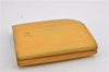 Authentic Louis Vuitton Epi Trifold Wallet Key Case Yellow 3Set LV Junk K4792