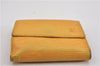 Authentic Louis Vuitton Epi Trifold Wallet Key Case Yellow 3Set LV Junk K4792