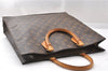 Authentic Louis Vuitton Monogram Sac Plat Hand Tote Bag M51140 LV Junk K4800