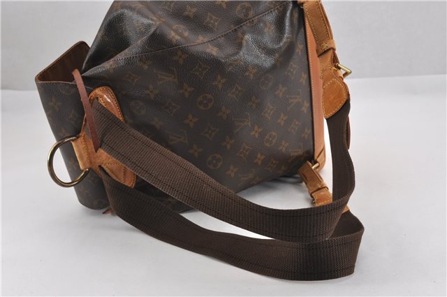 Authentic Louis Vuitton Monogram Montsouris GM Backpack M51135 LV K4801