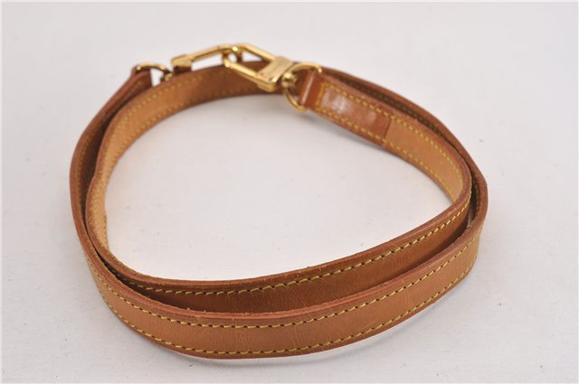 Authentic Louis Vuitton Leather Shoulder Strap Beige 39