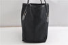 Authentic GUCCI Shoulder Tote Bag GG Canvas Enamel 211976 Black K4811