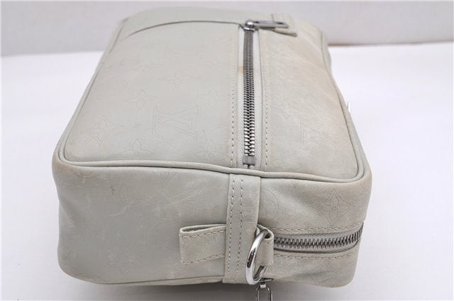 Authentic Louis Vuitton Monogram Defile Irvington Shoulder Bag M92356 Gray K4812