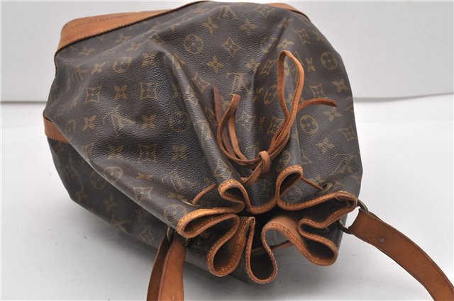 Authentic Louis Vuitton Monogram Noe Shoulder Drawstring Bag M42224 LV K4813