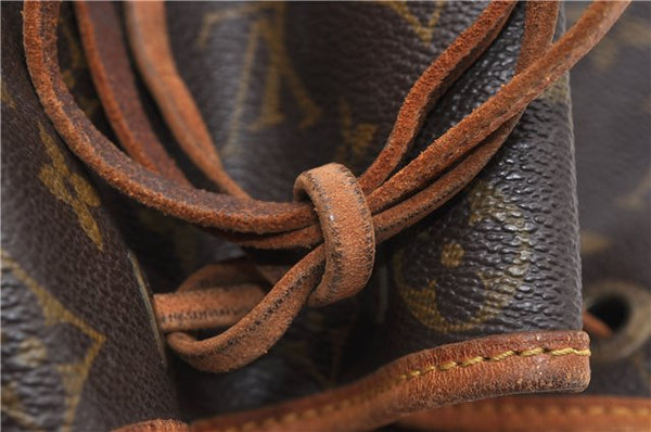 Authentic Louis Vuitton Monogram Noe Shoulder Drawstring Bag M42224 LV K4813