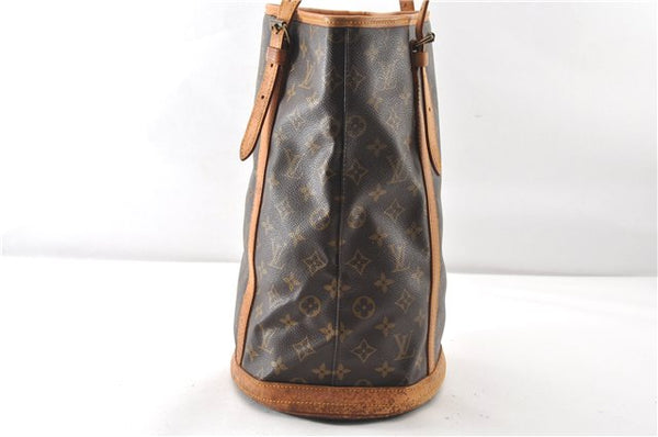 Authentic Louis Vuitton Monogram Bucket GM Shoulder Bag Old Model LV Junk K4814