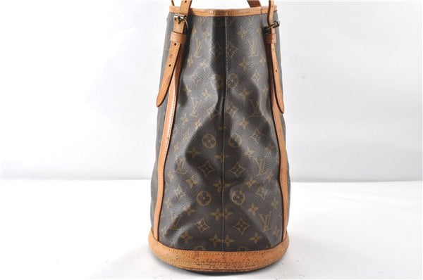 Authentic Louis Vuitton Monogram Bucket GM Shoulder Bag Old Model LV Junk K4814
