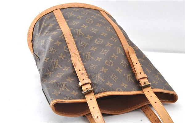 Authentic Louis Vuitton Monogram Bucket GM Shoulder Bag Old Model LV Junk K4814