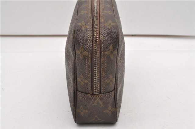 Auth Louis Vuitton Monogram Trousse Toilette 23 Clutch Hand Bag M47524 LV K4815