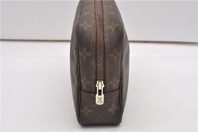 Auth Louis Vuitton Monogram Trousse Toilette 23 Clutch Hand Bag M47524 LV K4815