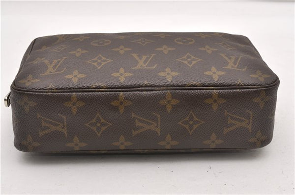 Auth Louis Vuitton Monogram Trousse Toilette 23 Clutch Hand Bag M47524 LV K4815