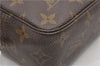 Auth Louis Vuitton Monogram Trousse Toilette 23 Clutch Hand Bag M47524 LV K4815