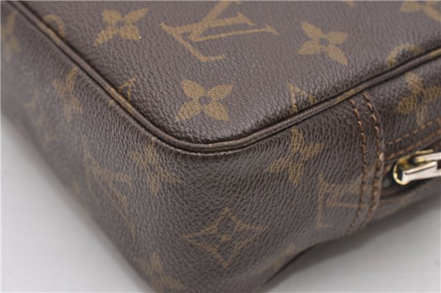 Auth Louis Vuitton Monogram Trousse Toilette 23 Clutch Hand Bag M47524 LV K4815