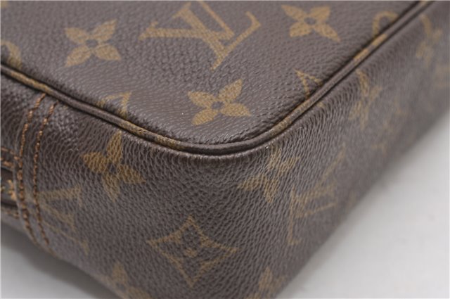 Auth Louis Vuitton Monogram Trousse Toilette 23 Clutch Hand Bag M47524 LV K4815