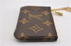 Authentic Louis Vuitton Monogram Pochette Cles Coin Purse Case M62650 Box K4817