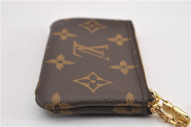 Authentic Louis Vuitton Monogram Pochette Cles Coin Purse Case M62650 Box K4817