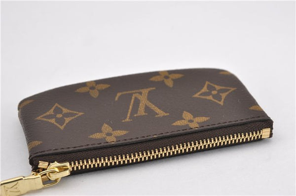 Authentic Louis Vuitton Monogram Pochette Cles Coin Purse Case M62650 Box K4817