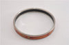 Authentic HERMES Email PM Bangle Belt Motif Silver Red Box K4819