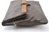 Auth Louis Vuitton Monogram Pochette Pliante Clutch Hand Bag Old Model LV K4823
