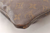 Auth Louis Vuitton Monogram Pochette Pliante Clutch Hand Bag Old Model LV K4823