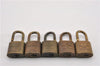 Authentic Louis Vuitton Padlock Gold 10Set LV K4825