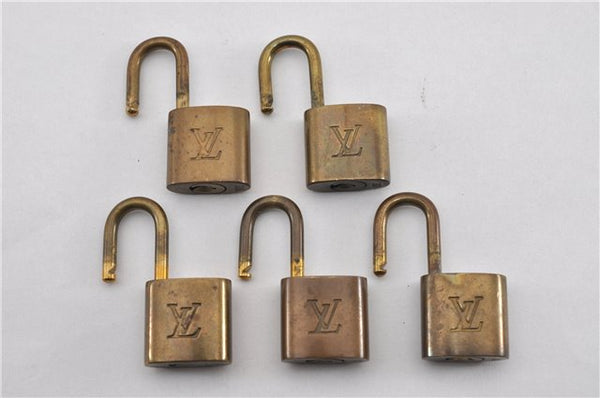 Authentic Louis Vuitton Padlock Gold 10Set LV K4825